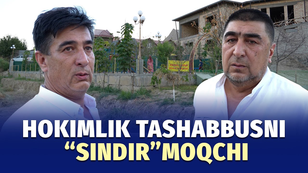Fuqarolar barpo qilgan yashil hududni hokimlik auksionda sotib yubordi