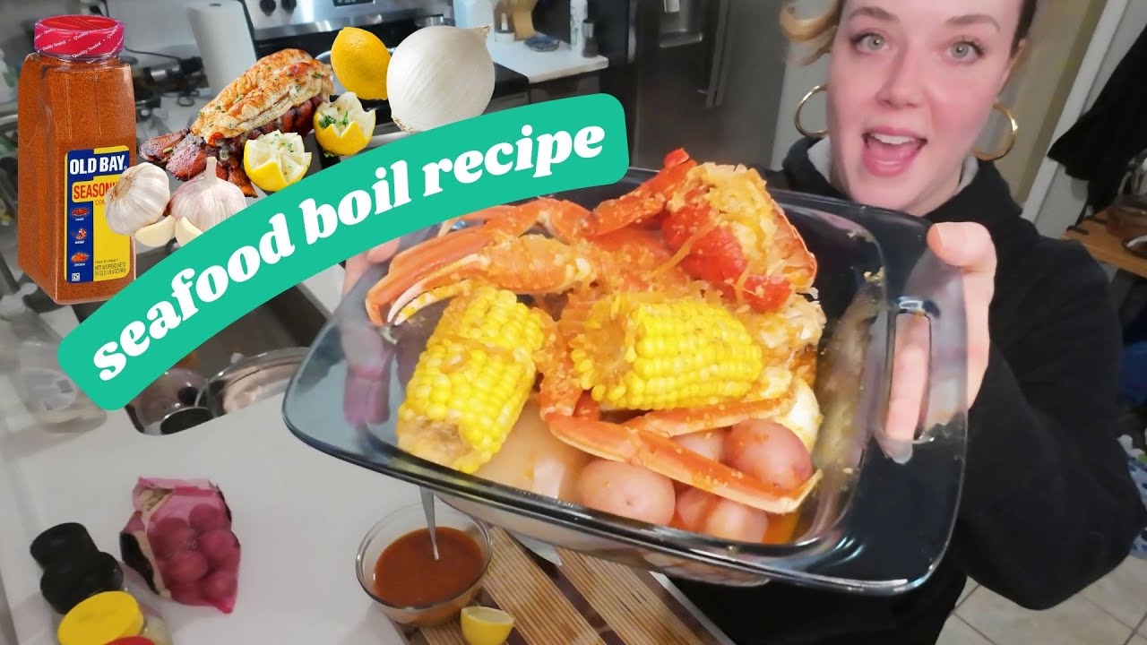 My HOMEMADE seafood boil RECIPE