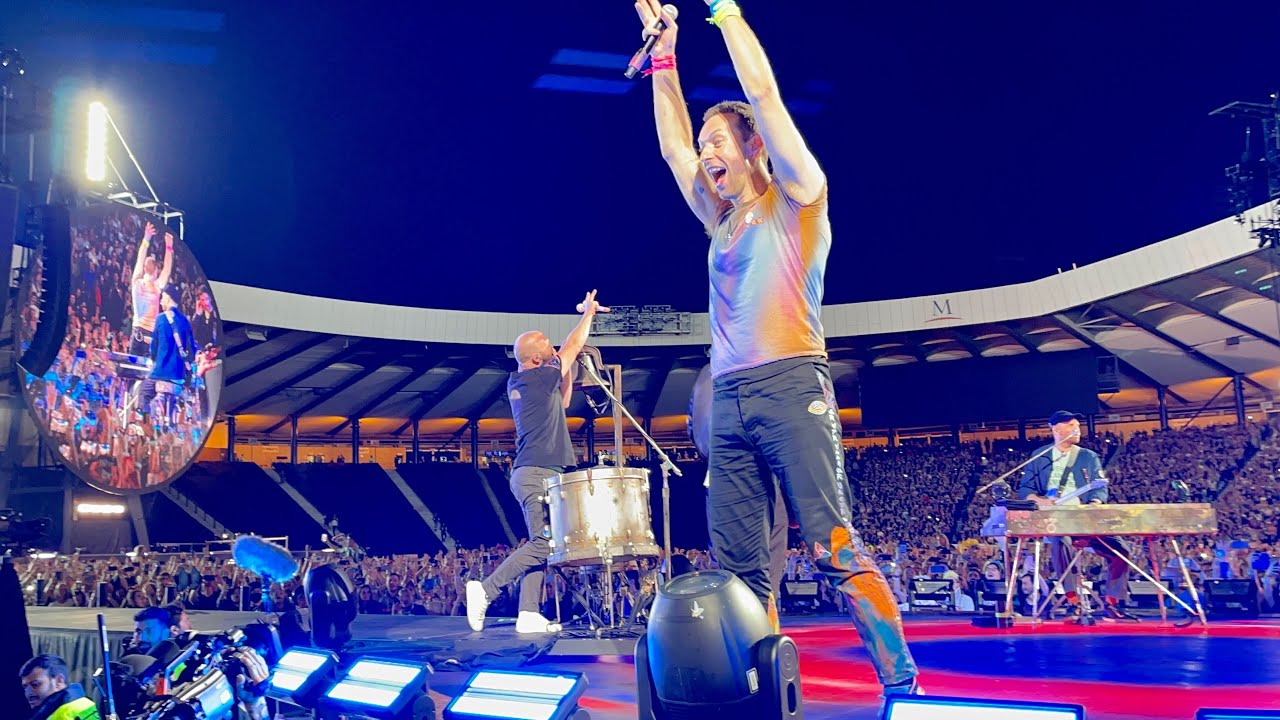 Coldplay Live In Glasgow - Highlights (23 Aug 2022)