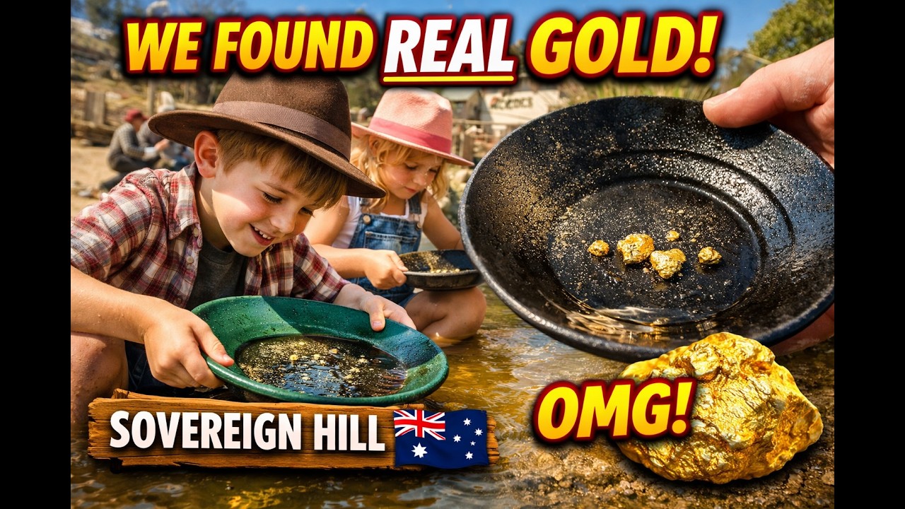 Gold Rush Adventure! Finding Gold at Sovereign Hill Ballarat