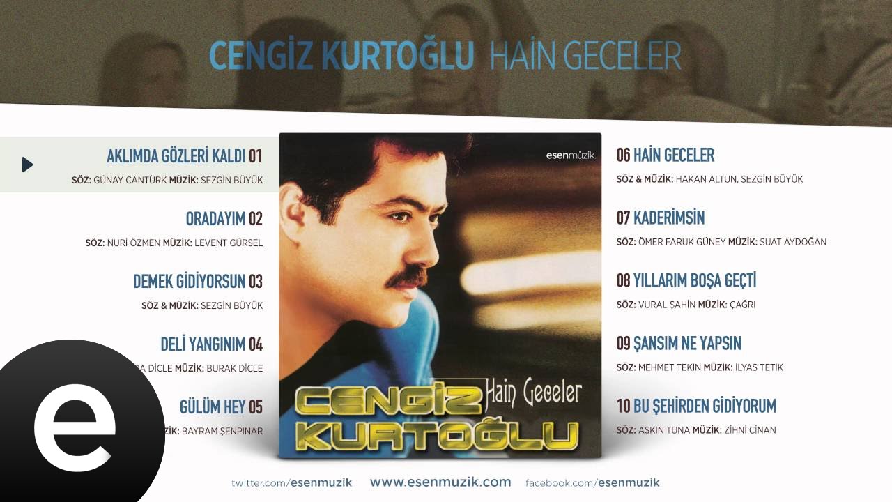 Aklımda G&ouml;zleri Kaldı (Cengiz Kurtoğlu) Official Audio #aklımdag&ouml;zlerikaldı #cengizkurtoğlu