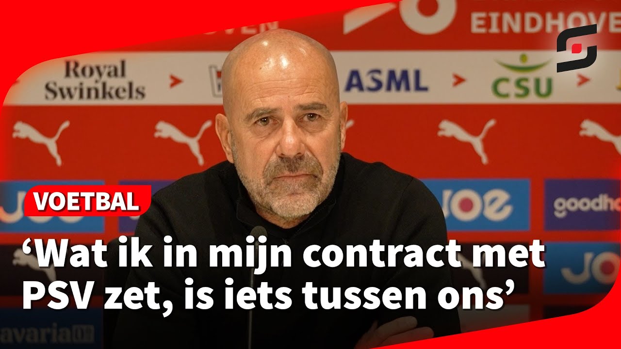 PSV vernedert Feyenoord en Bosz blijft bij PSV | PERSCONFERENTIE PETER BOSZ