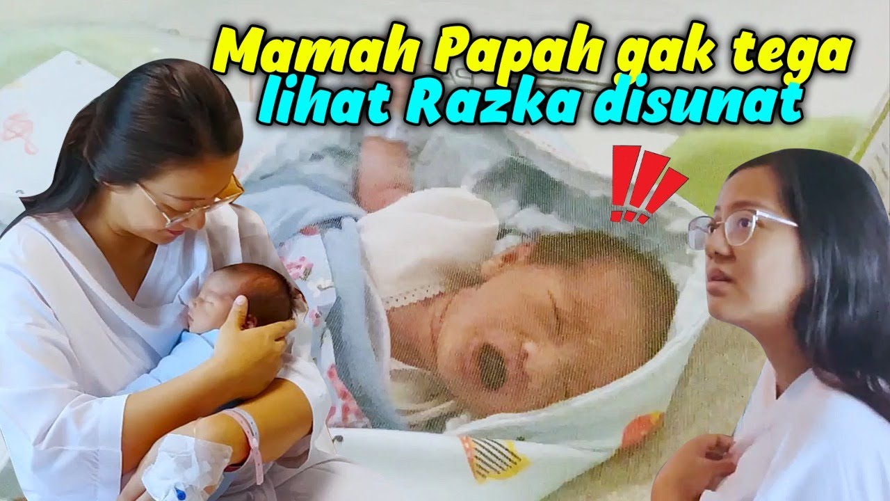 GA TEGA LIAT RAZKA DI SUNAT ! ALHAMDULILLAH RAZKA UDAH BOLEH PULANG !!! KETEMU OMA OPA DAN KK KIANO