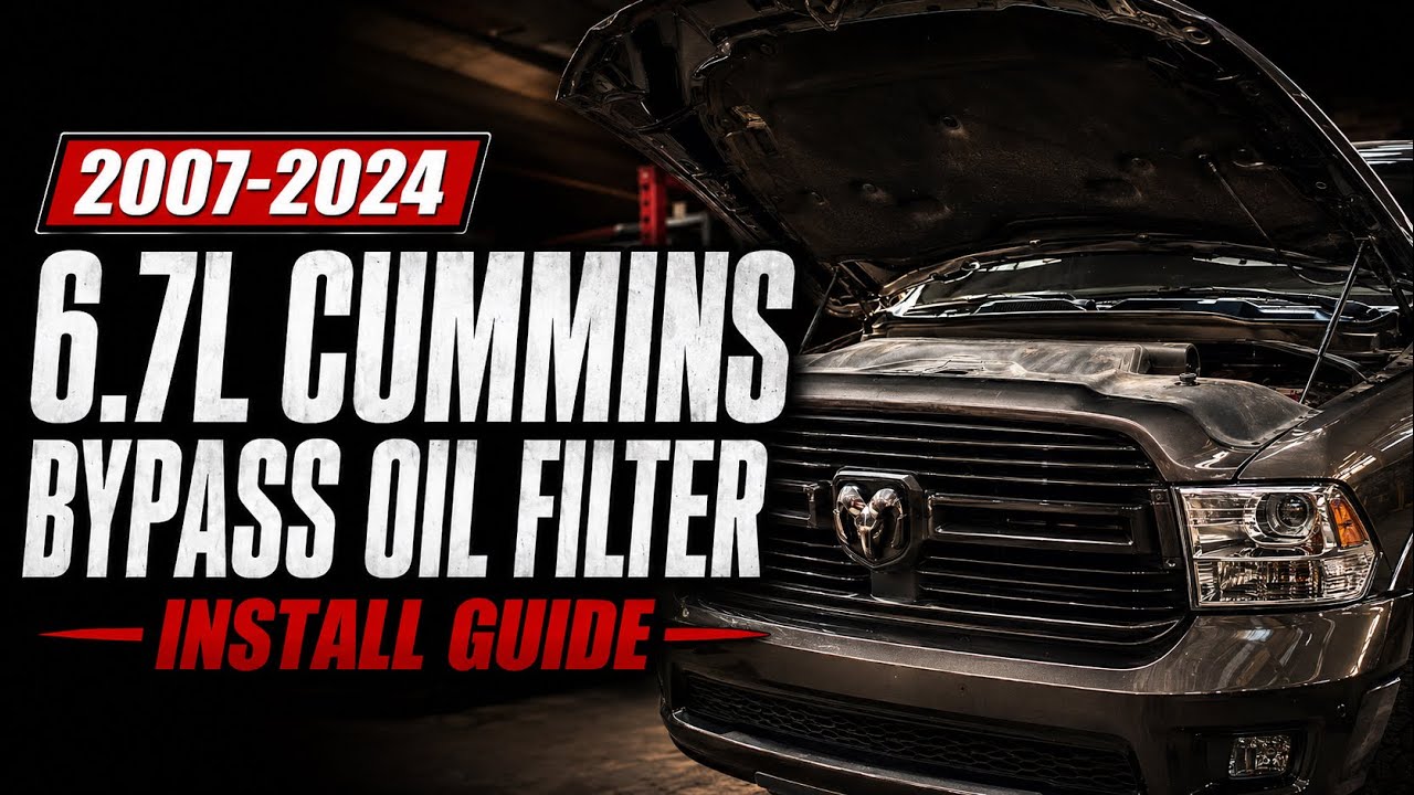 2023 6.7L Cummins Oil Bypass Filter Installation Guide