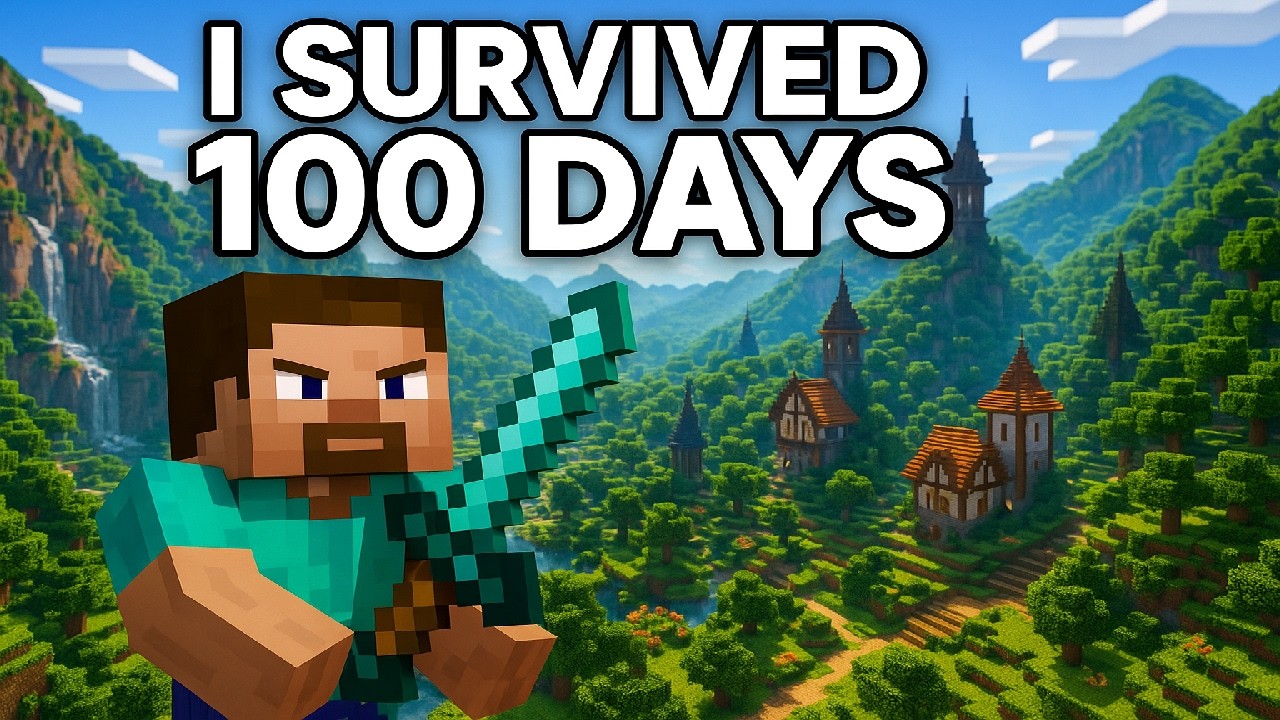 I Spent 100 Days Building A Cozy Farm In Minecrafts Most Beautiful Map