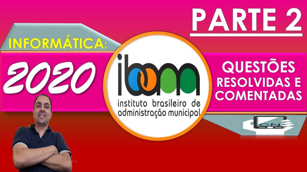 Informática NÍVEL MÉDIO IBAM I informatica para concursos I prova informática comentada