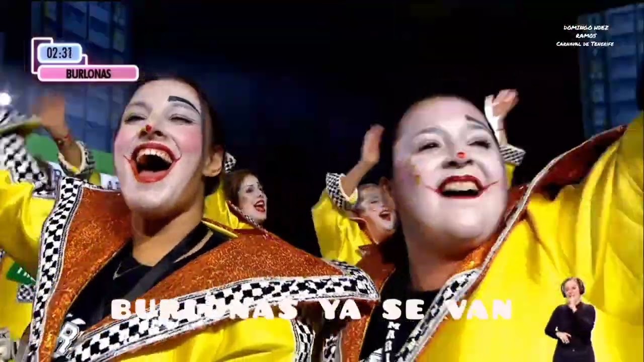 CARNAVAL 2023 - MURGA BURLONAS - DESPEDIDA EN LA  FINAL  DE MURGAS - SUBTITULADA