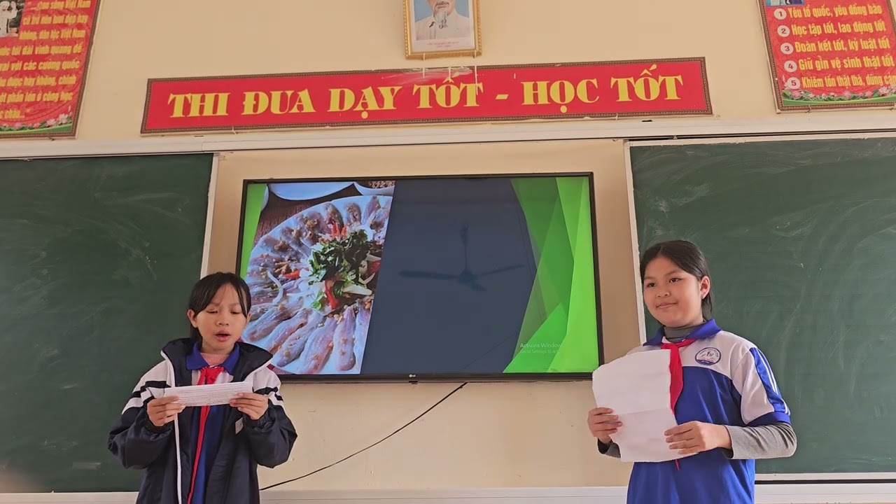 Presentation on Hà Tĩnh 's Cuisine - group 5 - 6A