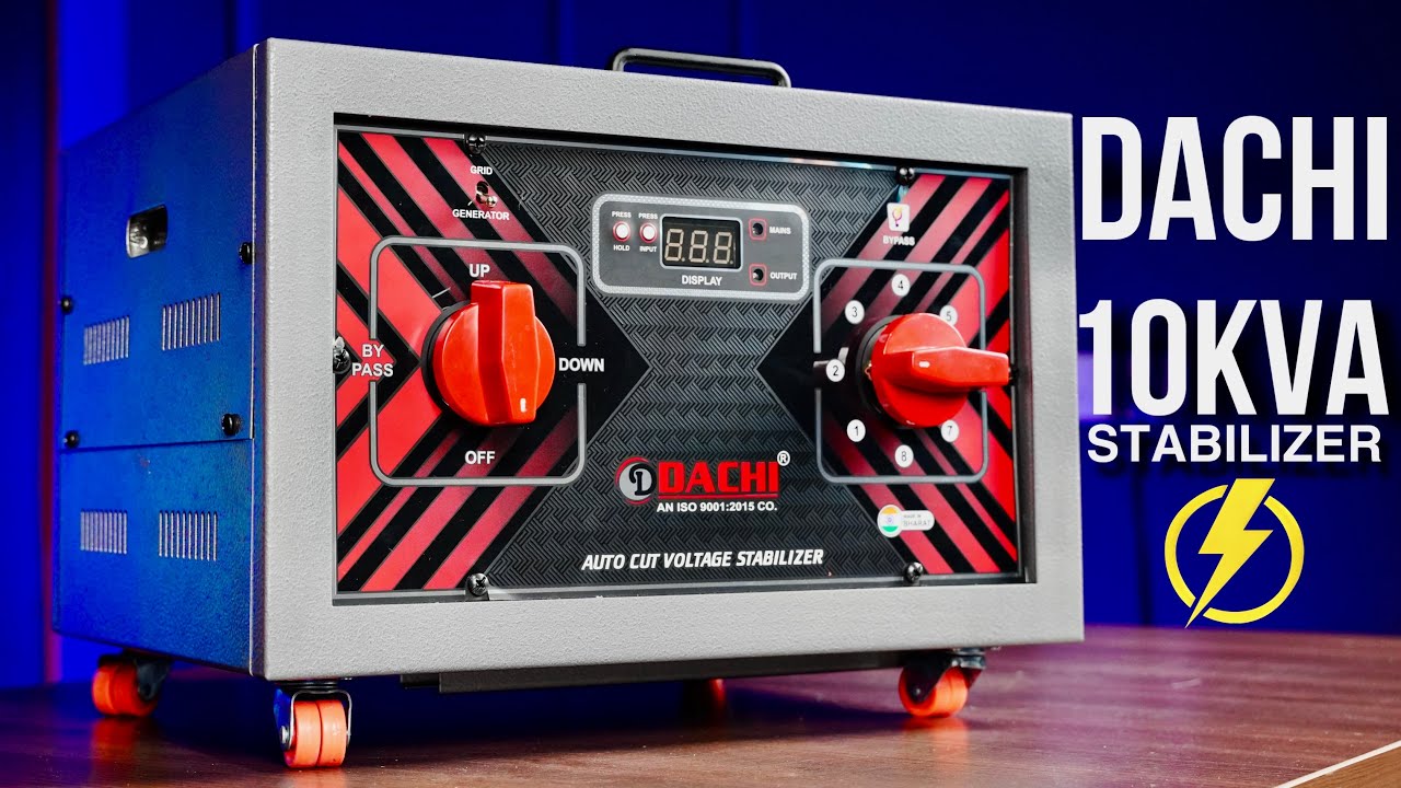DJ Or Sound के लिए Stabilizer 100% Copper मैं|Dachi 10KVA Stabilizer