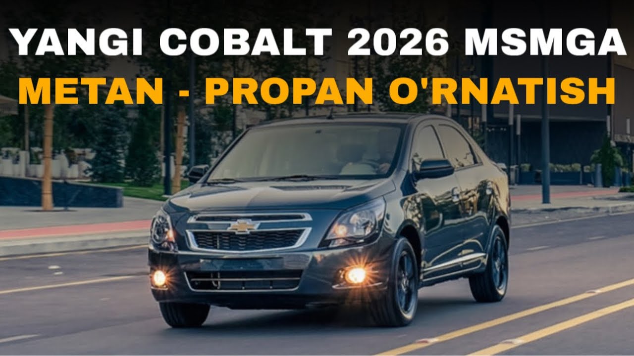 Cobalt 2026 Vanus tizimi METAN/PROPAN o’rnatish | Navoiy Metan/Propan o’rnatish