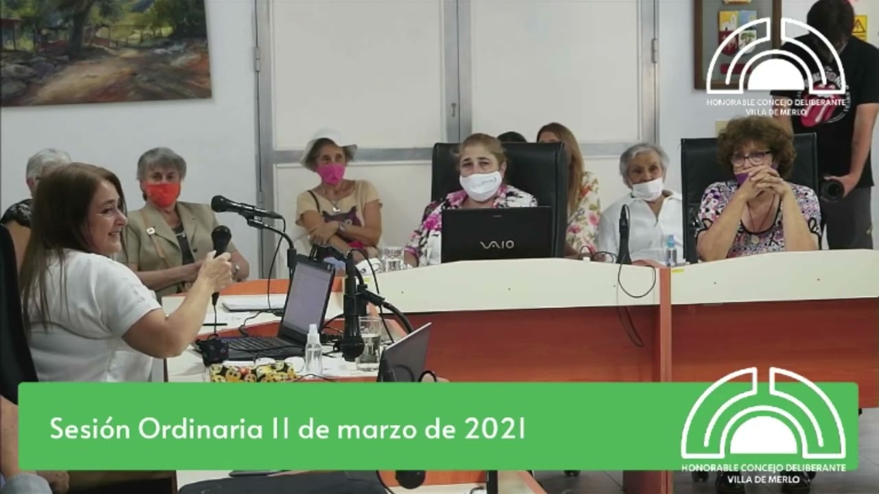 Sesión Ordinaria - 11 de marzo 2021