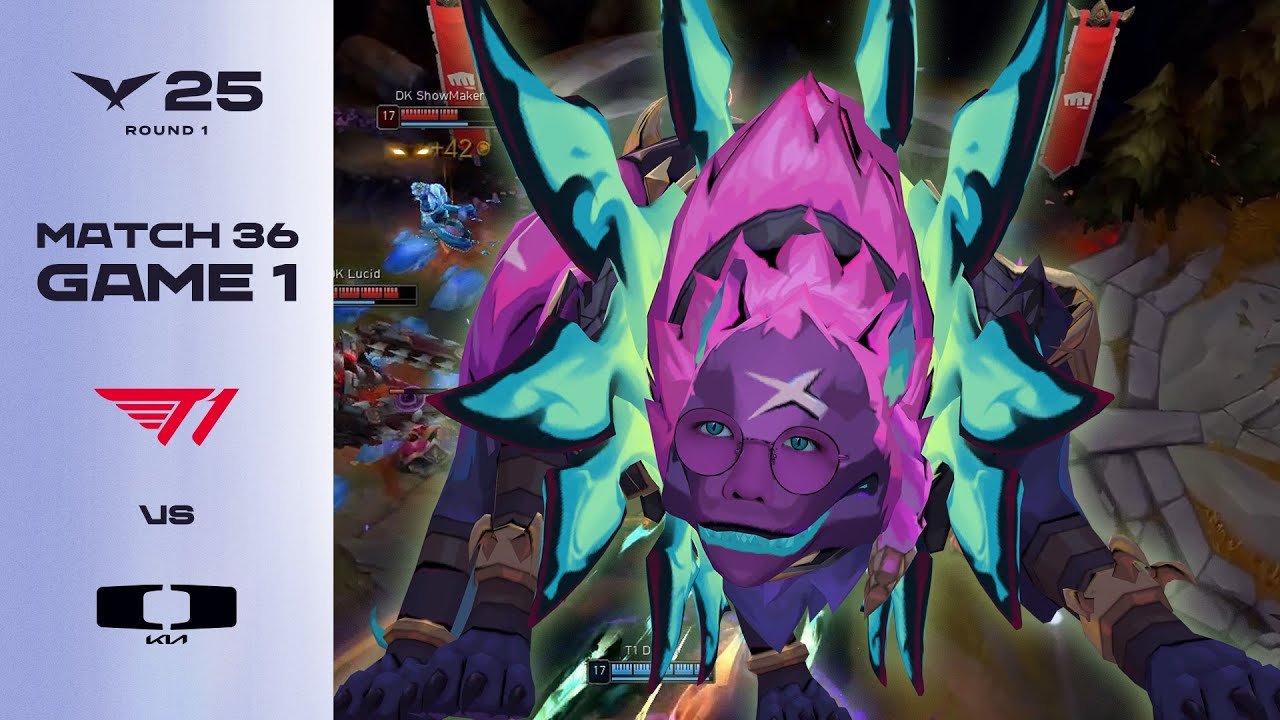 이 개의 오너를 찾습니다 | T1 vs DK 게임 1 하이라이트 | 04.25 | 2025 LCK