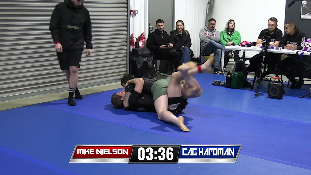 cag hardman vs mike nielson conflict cup 2025 super match blue belt