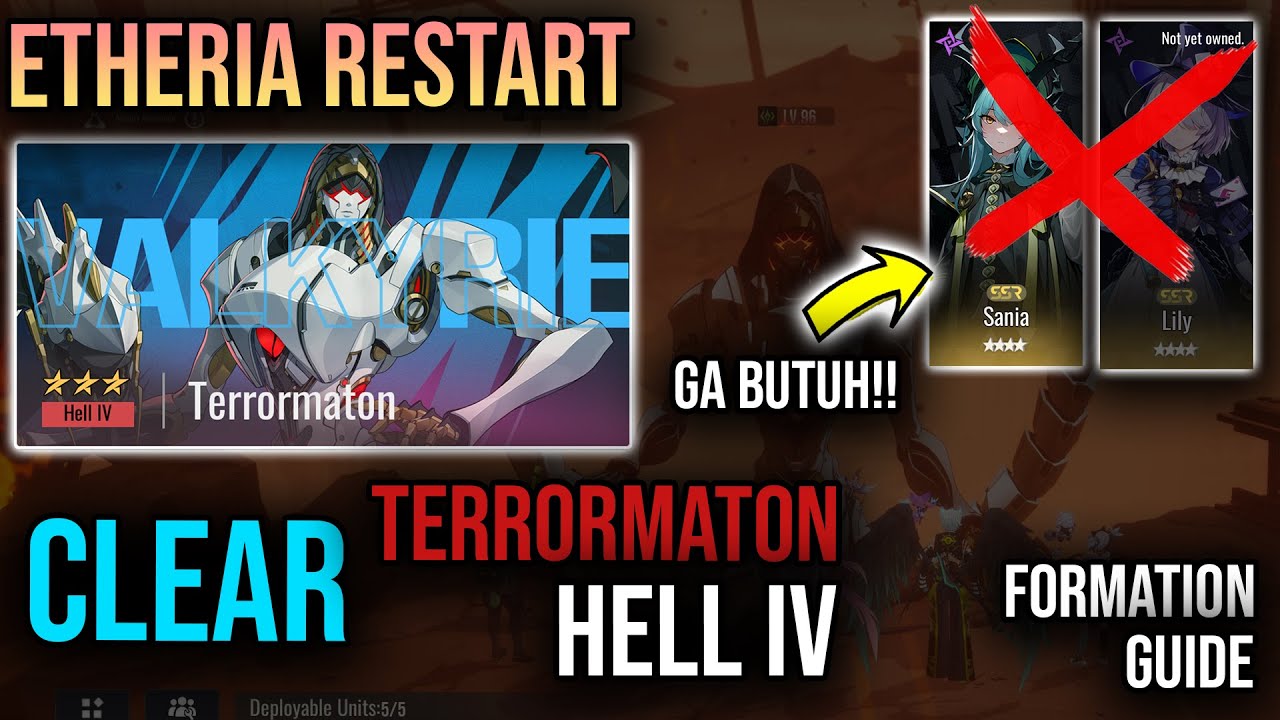 Formation Guide :  CLEAR TERRORMATON HELL IV LANCAR JAYA ! | Etheria Restart