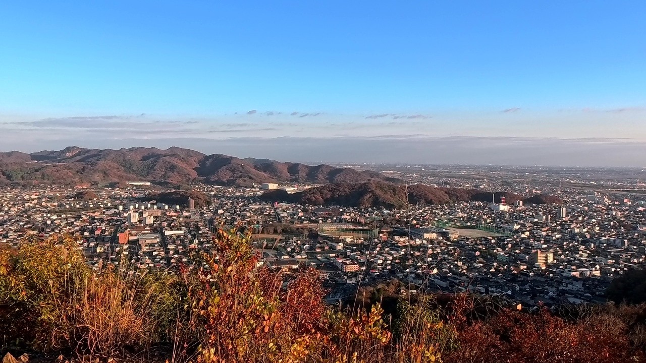 足利城両崖山／栃木県足利市