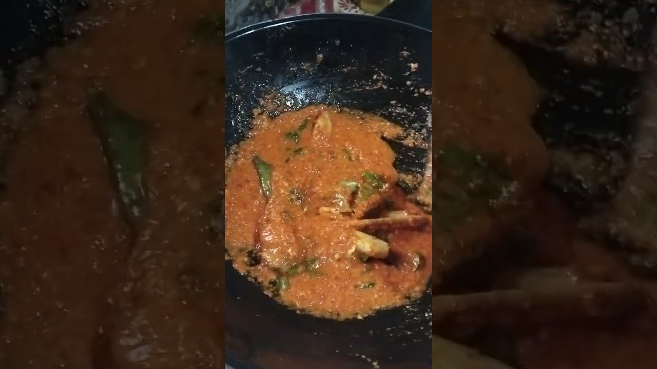 Gulai ikan amoy, telur dan tahu