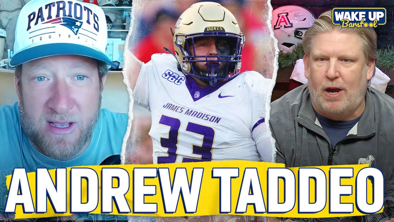 JMU's Andrew Taddeo Reacts To Dave Portnoy's Viral Video About Him | Full Interview