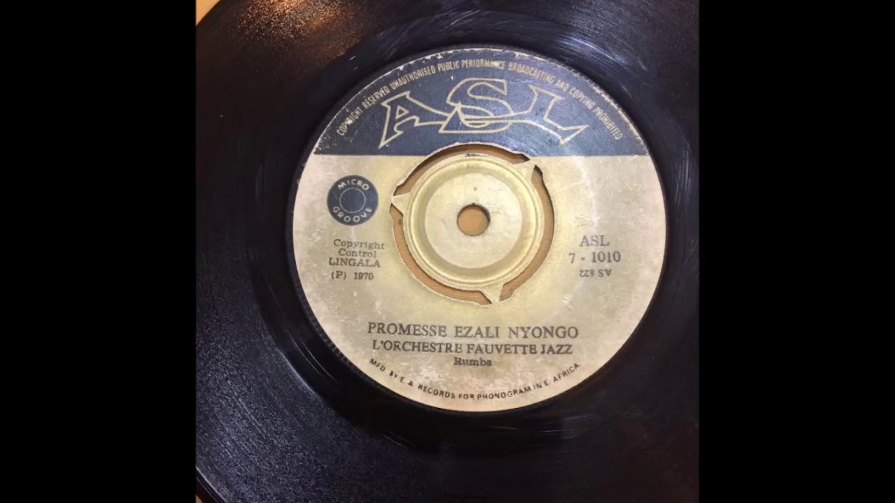 Promesse Ezali Nyongo L'orchestre Fauvette Jazz Rumba 1970