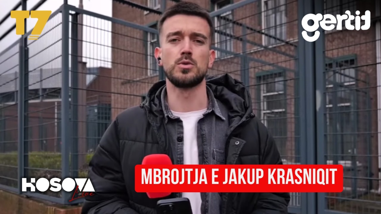 Mbrojtja e JAKUP KRASNIQIT, gazetari i T7 raporton LIVE nga Haga | T7