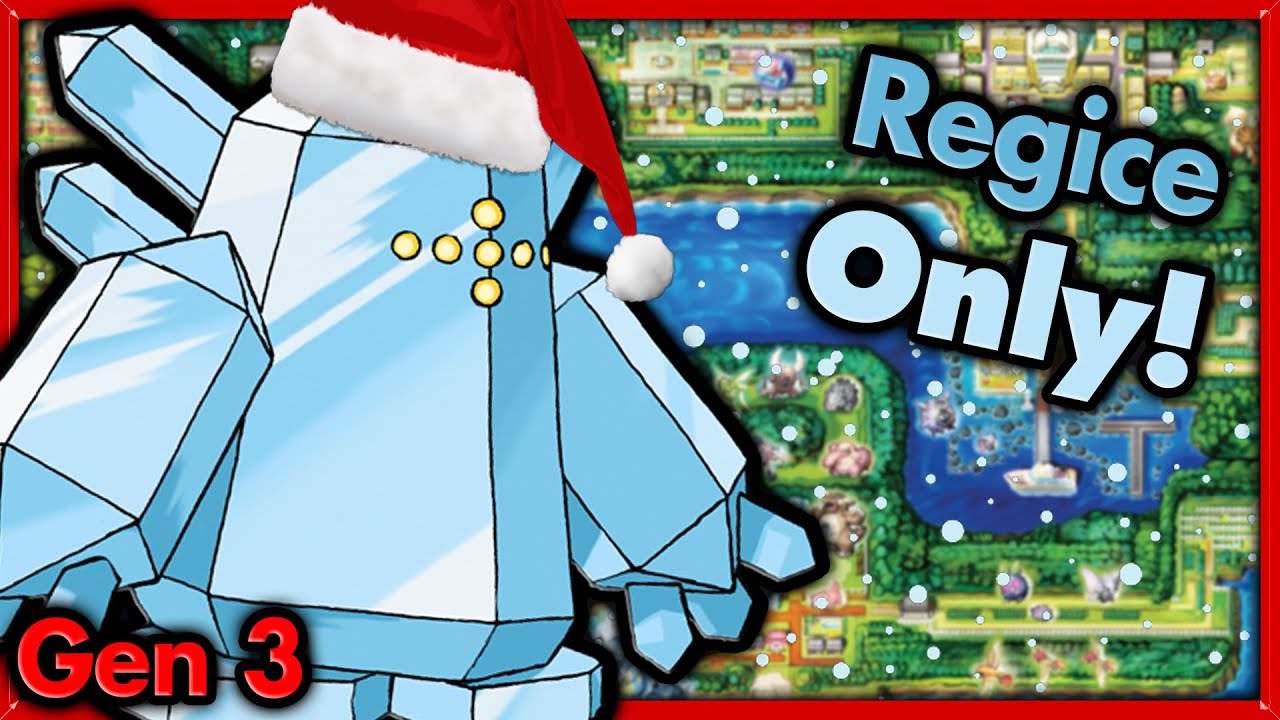 Merry Christmas! - Can I Beat Pokemon Fire Red with ONLY Regice? 🔴 Pokemon Challenges