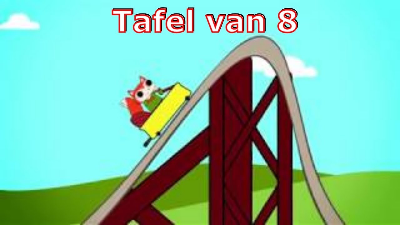 Tafels oefenen - Tafel van 8 - Zing en oefen de tafel van 8