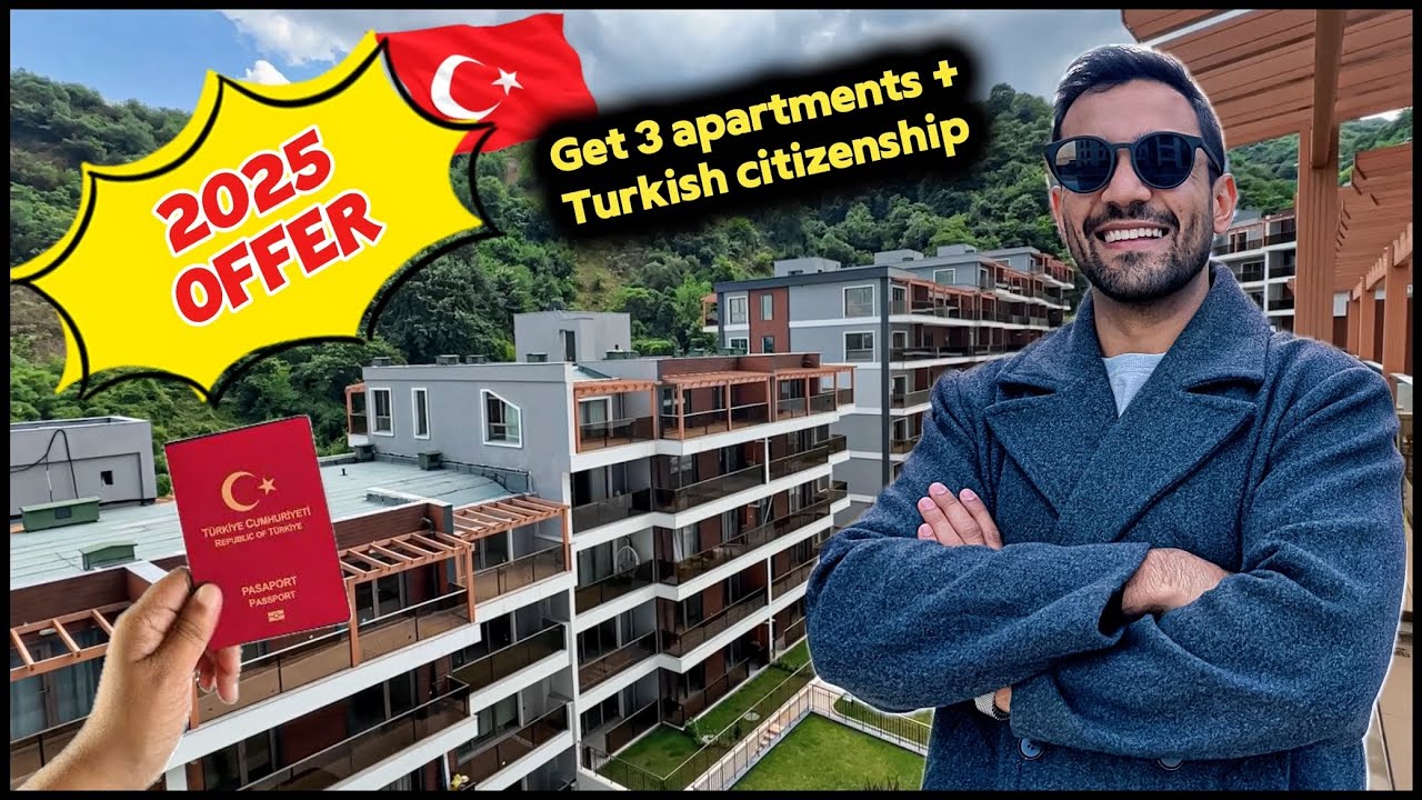 Get 3 apartments and Turkish citizenship