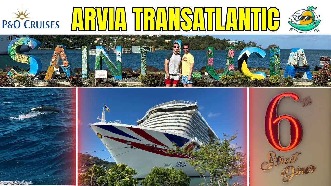 P&O Cruises Arvia - Dolphin Watch & 6th Street Diner #pandocruises