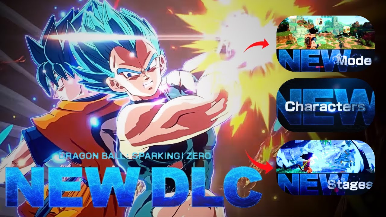 TUDO SOBRE A NOVA DLC DE DRAGON BALL SPARKING ZERO!! novos modos de jogo, personagens e muito mais..