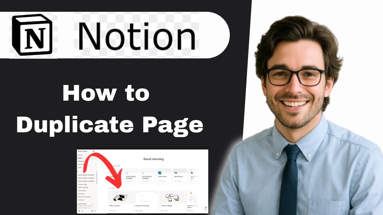 Как дублировать страницу Notion (полное руководство)