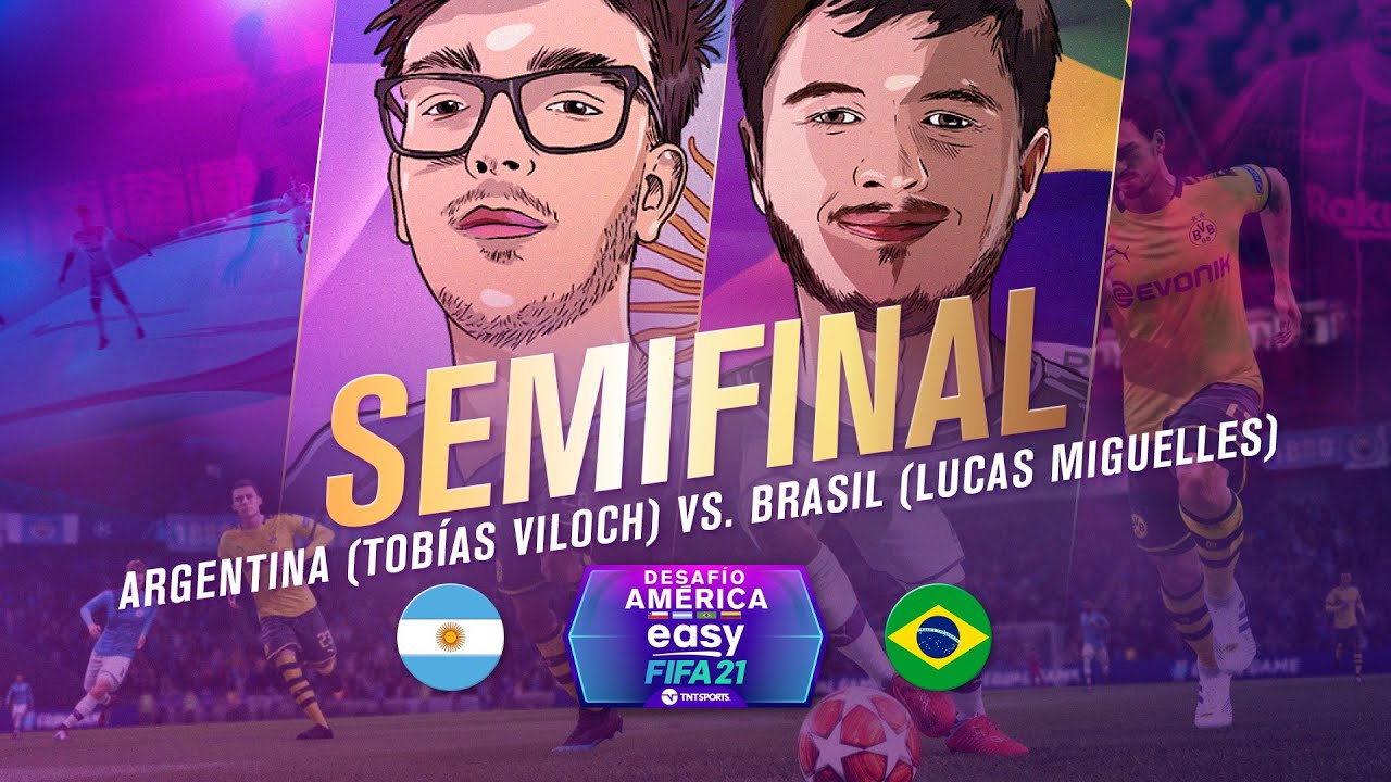 🔴 DESAF&Iacute;O EASY AM&Eacute;RICA FIFA21 - Semifinal ARGENTINA vs. BRASIL