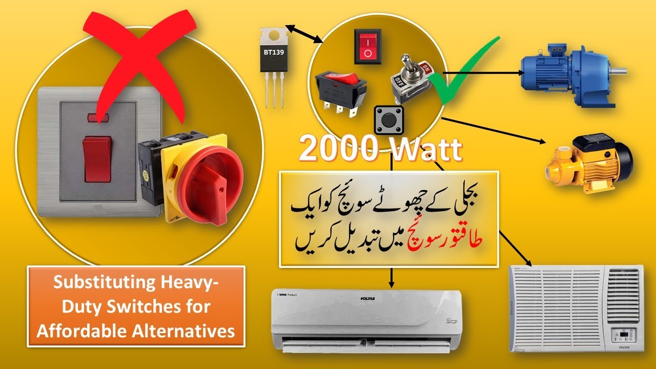 Solid State Contactor Circuit for Motor Pumps | DIY Triac AC Switch Tutorial