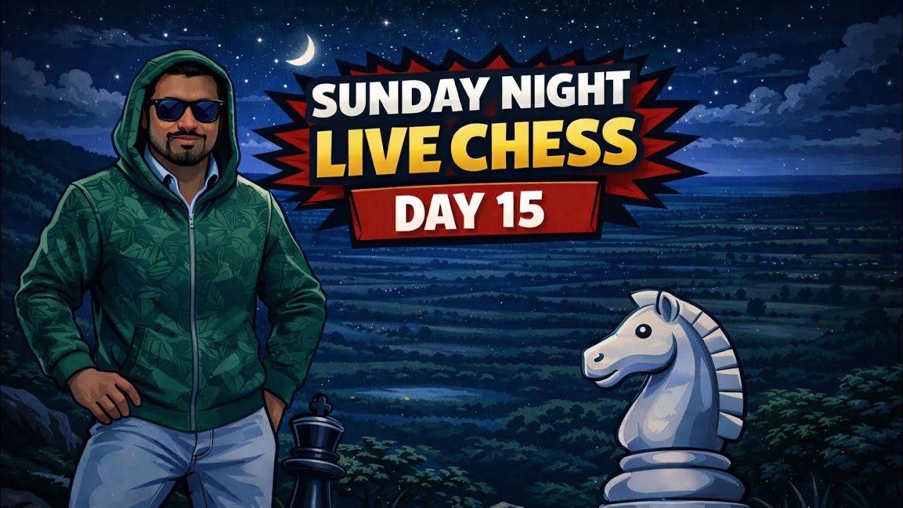 Chess Live streaming Sunday night Day-15