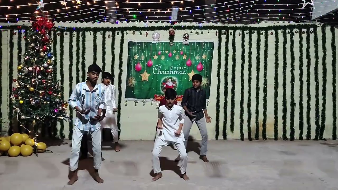 8th class dance performance #like #dance #christmas #trending #viral 