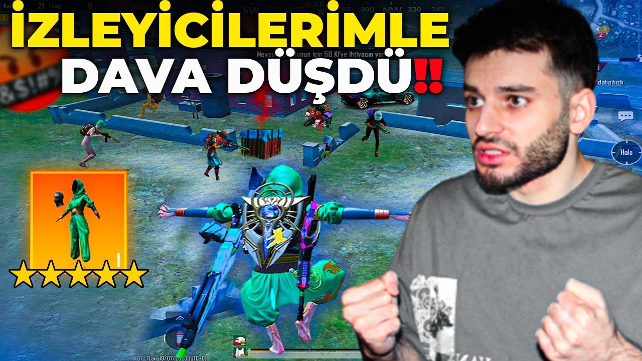 İZLEYİCİLERİMLE DAVA(!) 😂 EFSANE TAVA FIGHT!! 🤩 | PUBG MOBILE