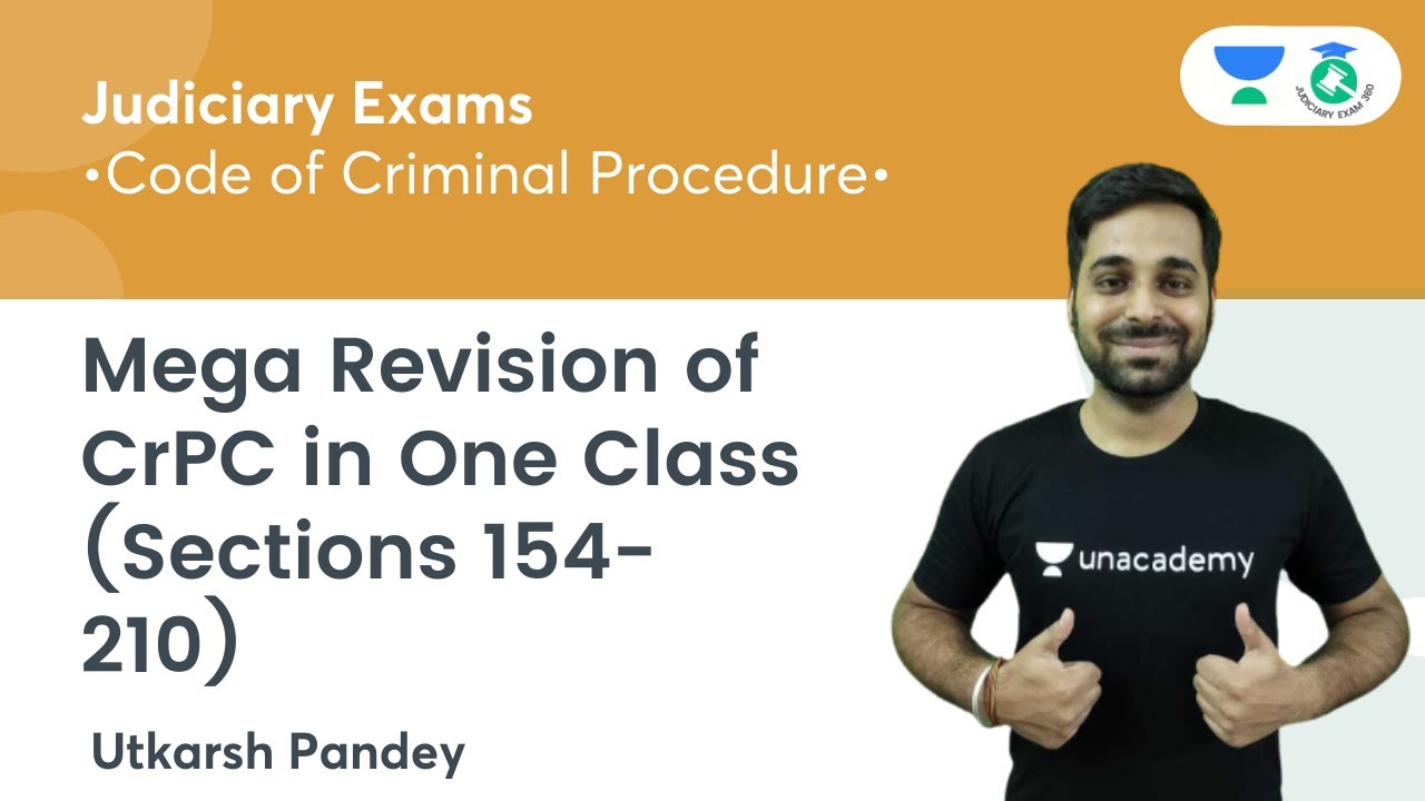 Mega Revision of CrPC in One Class (Sections 154-210) | Code of Criminal Procedure | Utkarsh Pandey