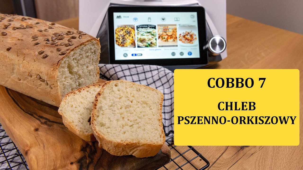 Chleb pszenno-orkiszowy, zrób w domu, po co kupować - robot kuchenny COBBO