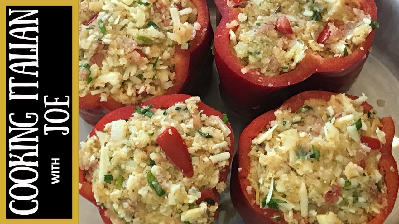 Фаршированные перцы | Готовим итальянскую кухню с Джо