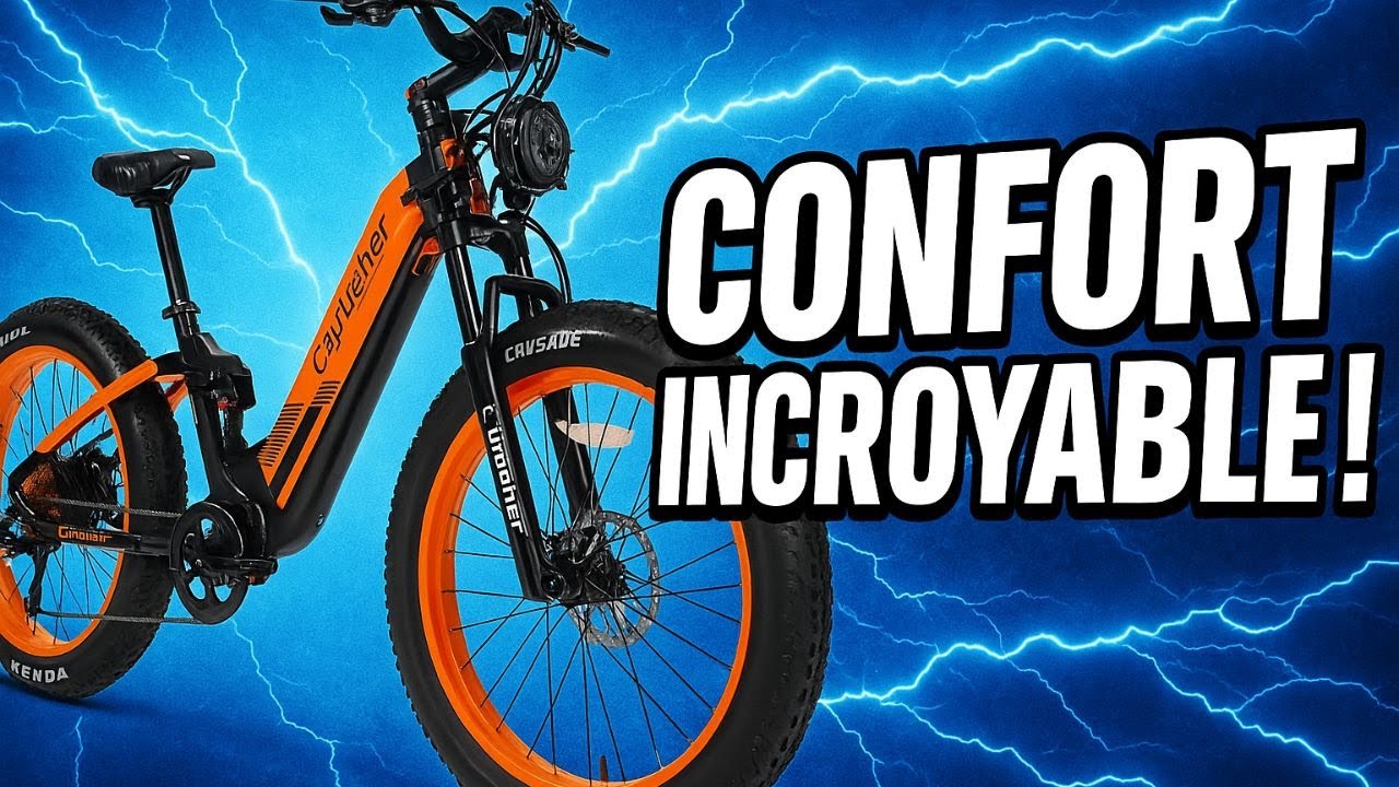 😍 Ce v&eacute;lo &eacute;lectrique va te faire oublier ta voiture ! Cyrusher trax 2.0