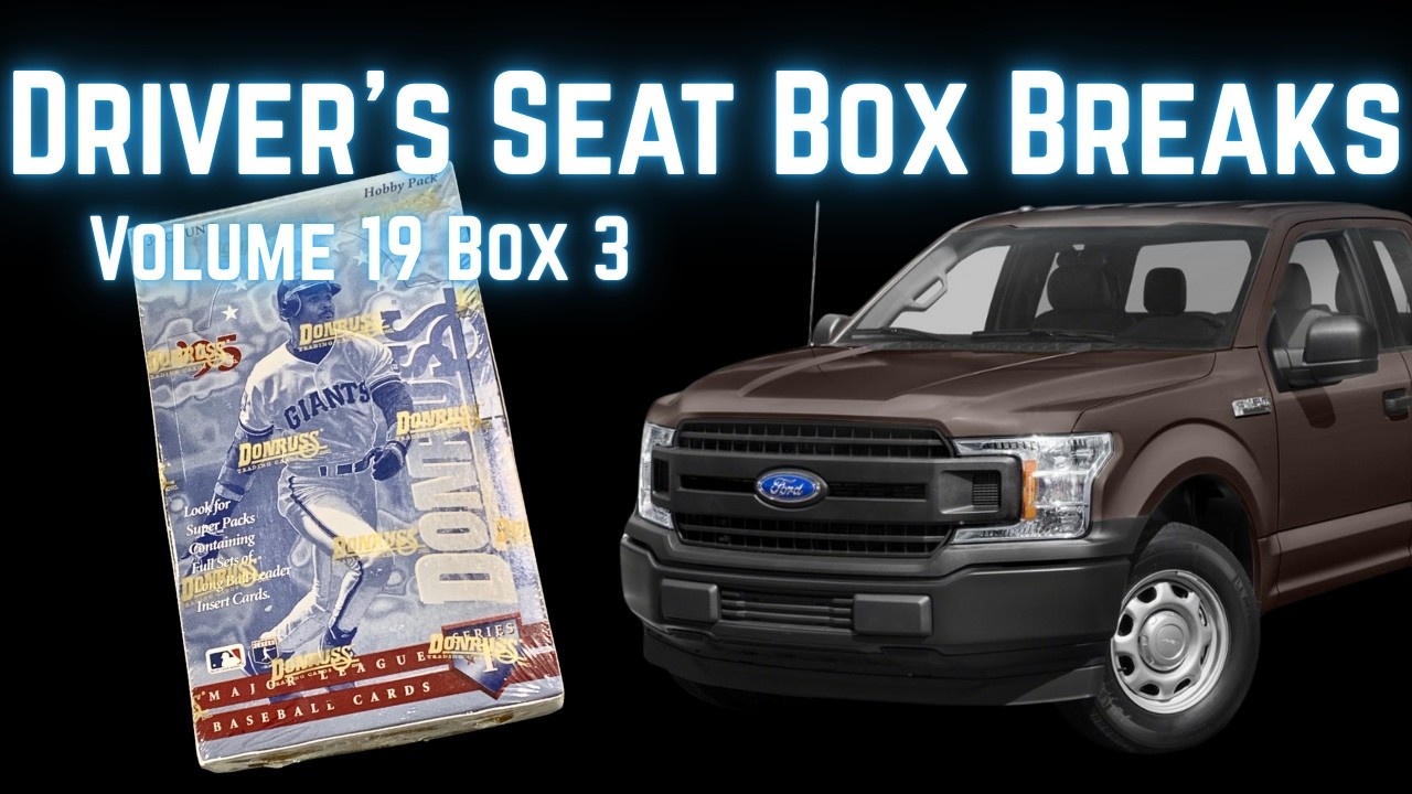 Driver's Seat Box Break Volume 19 Box 3 - 1995 Donruss