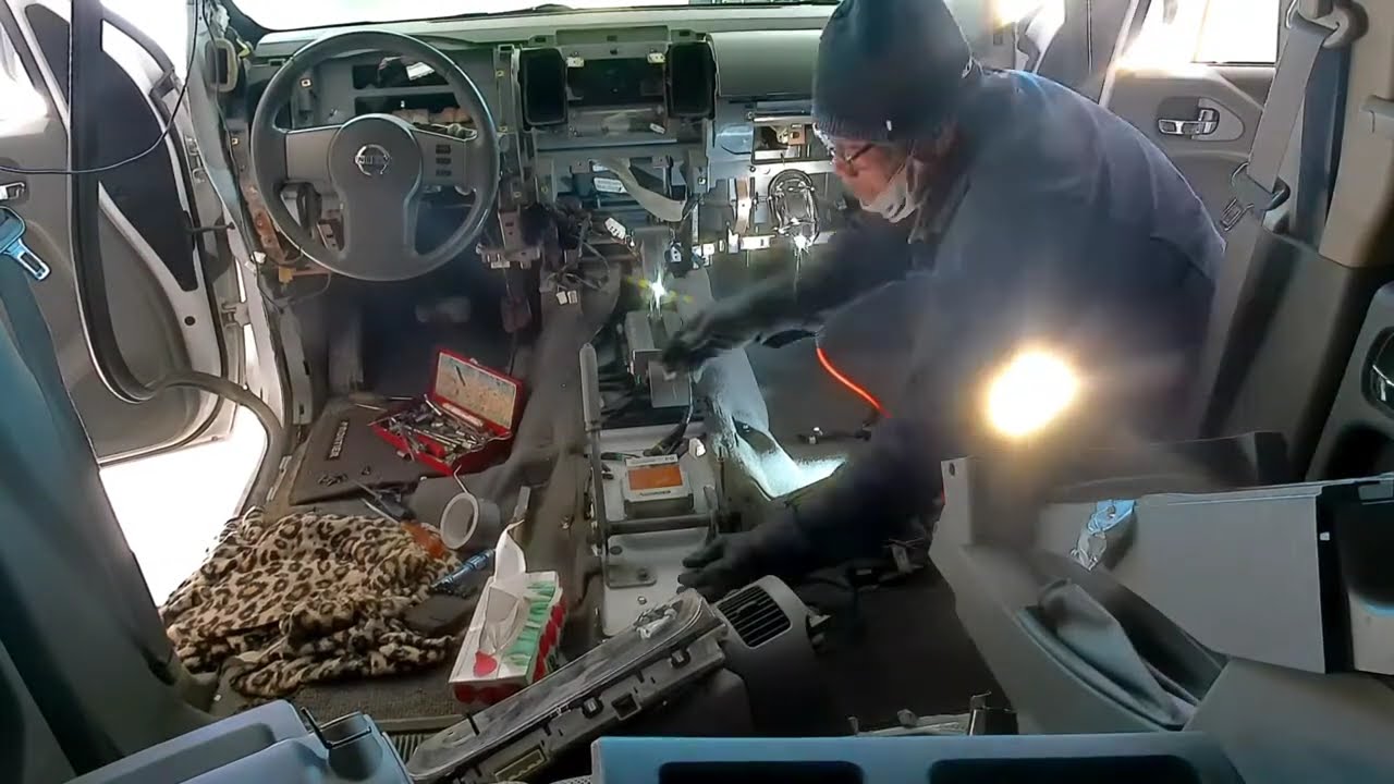 2008 Nissan Frontier  heat core leak