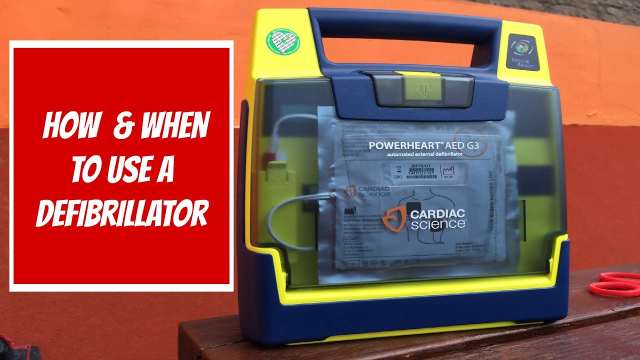 How and When to Use a Defibrillator to Save a Life