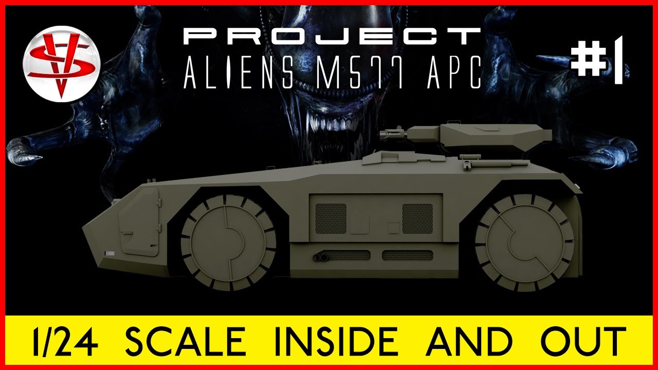 PROJECT ALIENS APC PART 1 '1/24 SCALE INSIDE & OUT'
