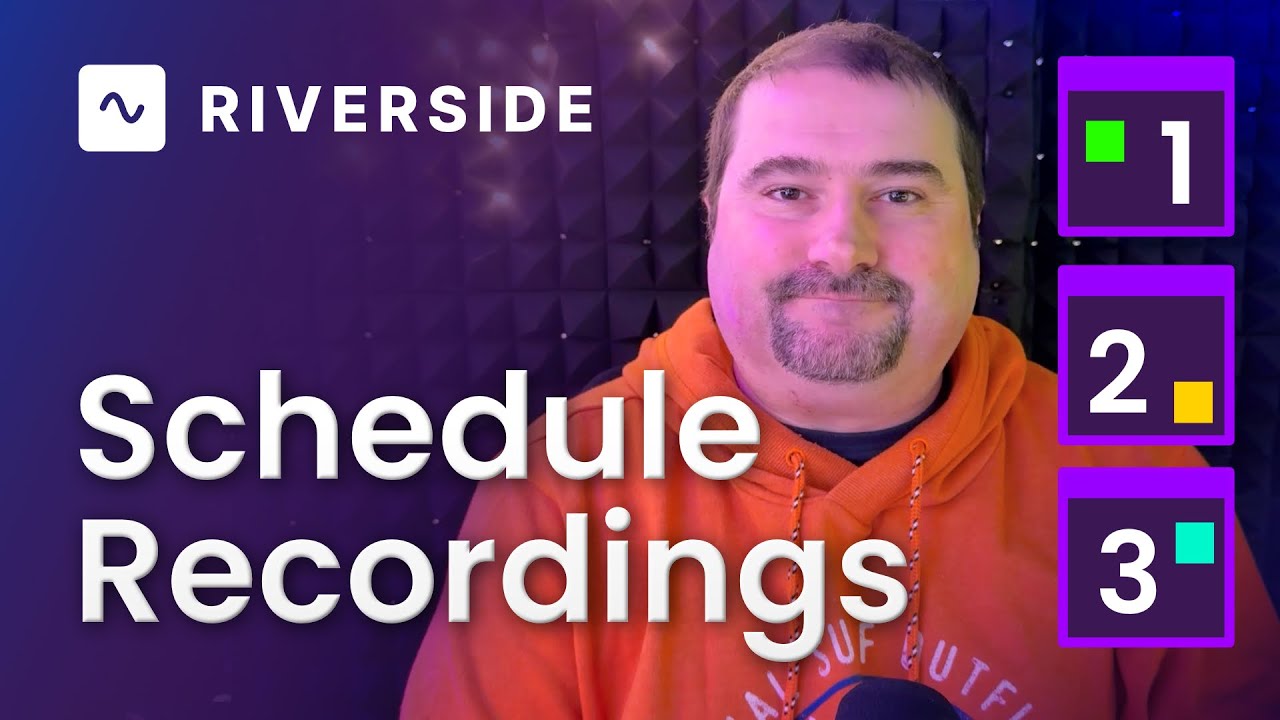 Schedule Multiple Recordings in Riverside.FM