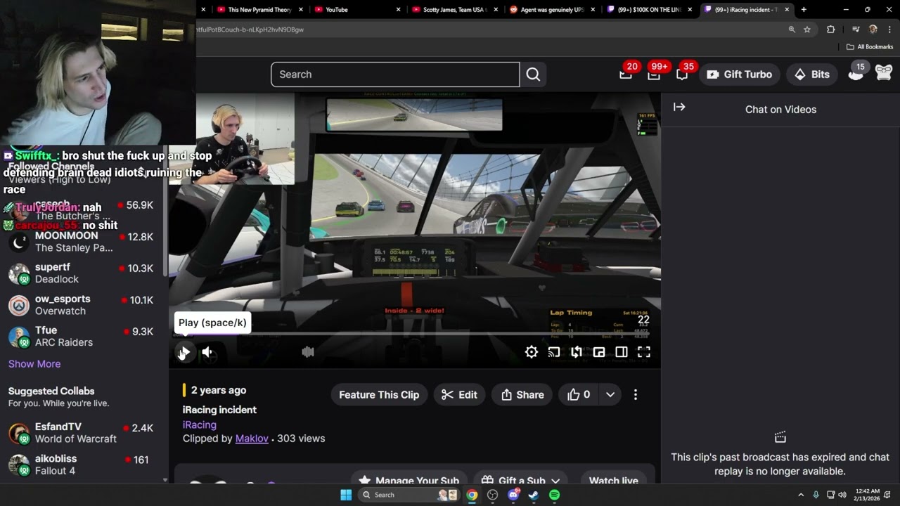 xQc almost admits he was in the wrong
