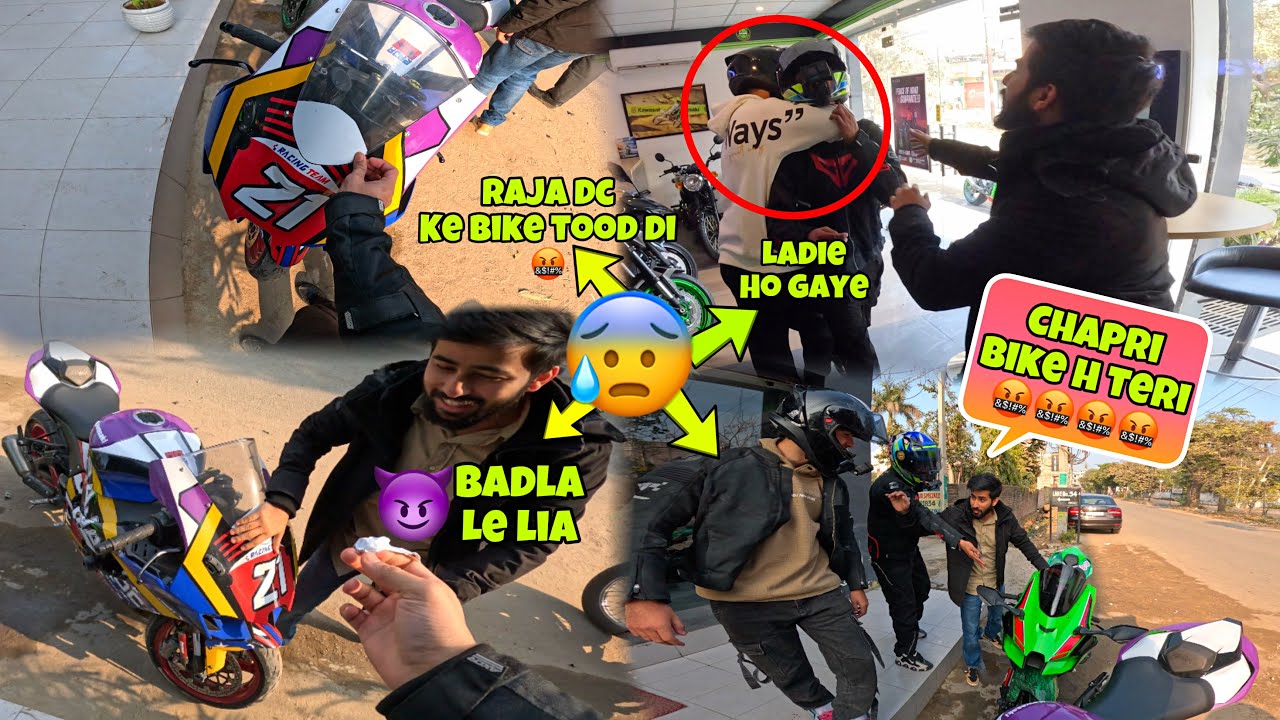 Raja Dc ke Bike ka wrap Fad diya 🤬😈 || F!ght ho gaye 💔 || Isko yeh nai bolna chiya tha 😭