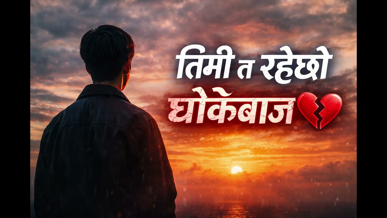 तिमी त रहेछौ धोकेबाज 💔 | New Nepali Sad Song 2026 | Heart Touching Breakup Song