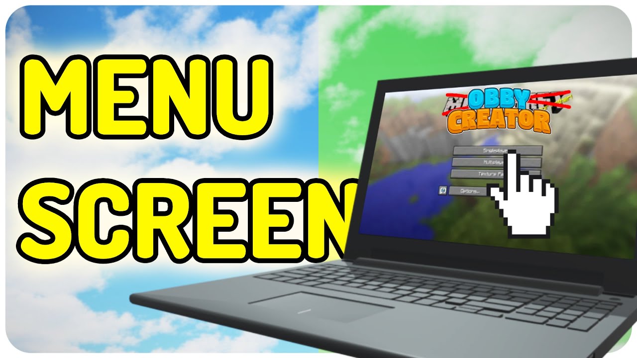 Как создать ЭКРАН МЕНЮ в Obby Creator