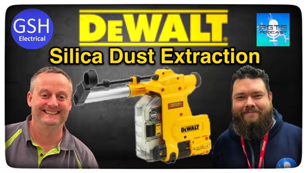 Dewalt Drill with Silica Dust Extraction Solution for Cordless Battery Drills