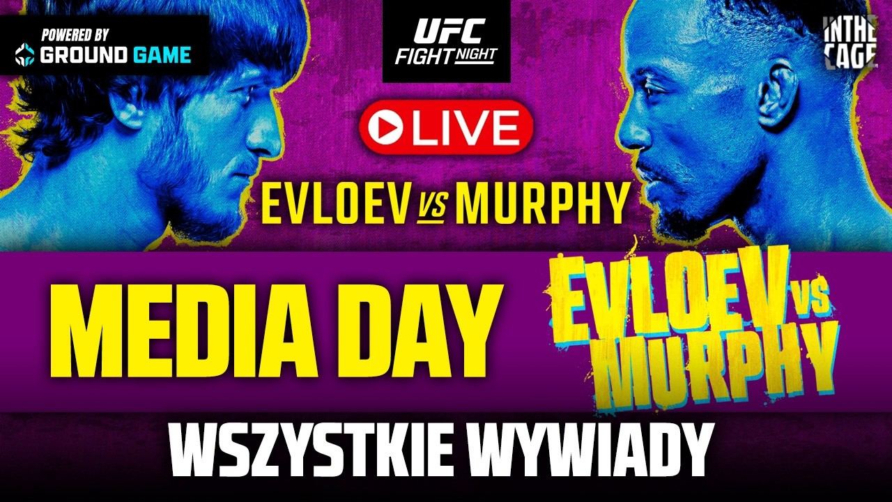 🔴 UFC LONDON: MEDIA DAY LIVE - MURPHY vs EVLOEV 🎤