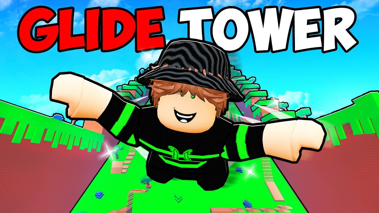 Победа над Roblox GLIDE TOWER..(это так круто)
